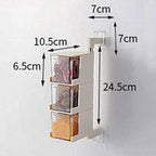 Three-Tier Wall-Mounted Seasoning Organiser — product image 1