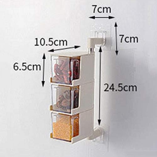 Three-Tier Wall-Mounted Seasoning Organiser — product image 1