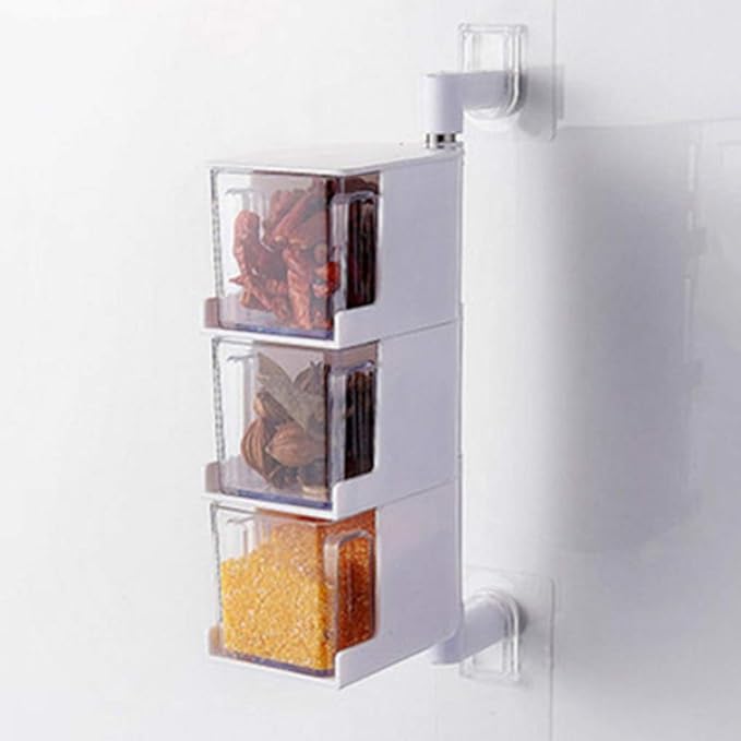 Three-Tier Wall-Mounted Seasoning Organiser — product image 5