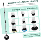 Electric Cleaning Brush with Interchangeable Heads — product image 1
