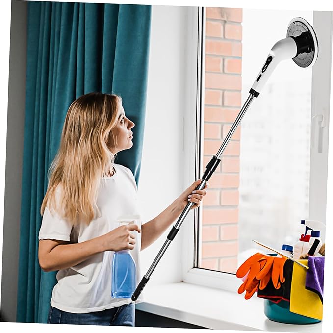 Electric Cleaning Brush with Interchangeable Heads — product image 4