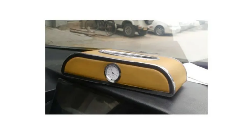 Tissue Box with Clock — product image 2